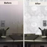 before and after wall