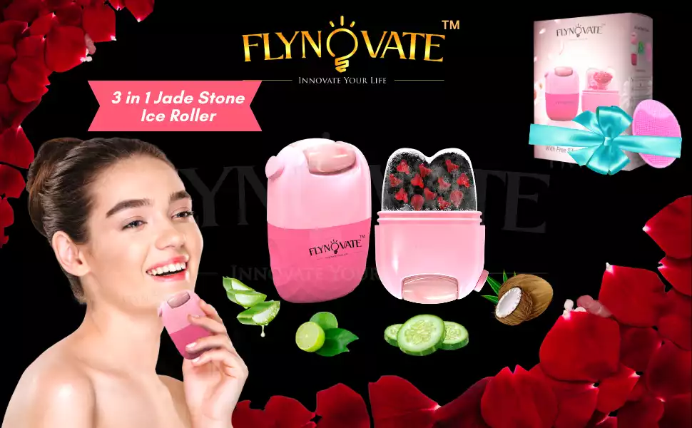 3 in 1 jade stone ice roller