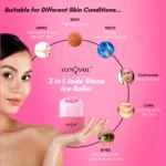 3 in 1 jade stone ice roller