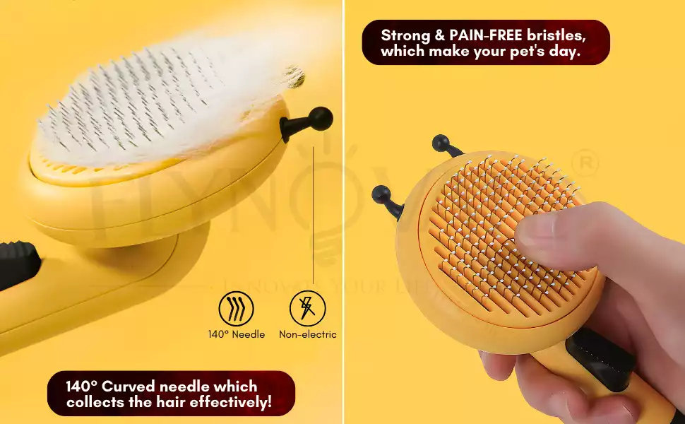 little bee dog brush